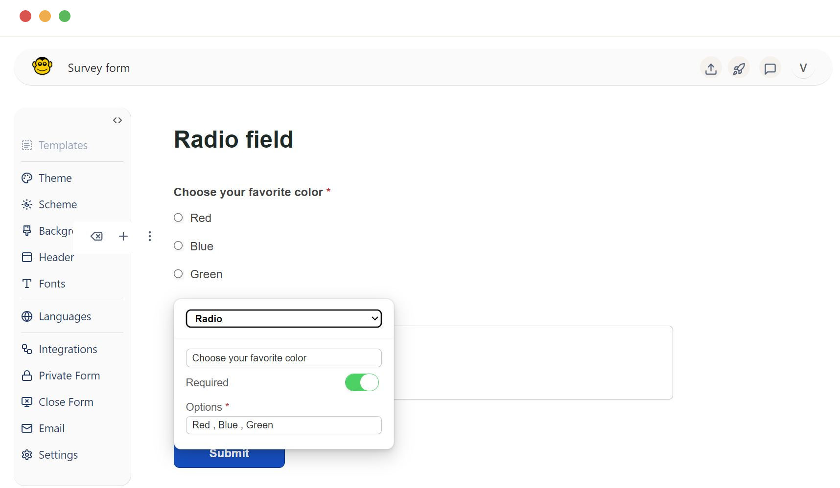 Radio field